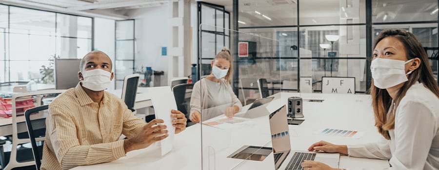 Workplaces must continue to invest in COVID-19 mitigation efforts as infect rates soar across the U.S. Here are the suggested protocols currently allowed by law.