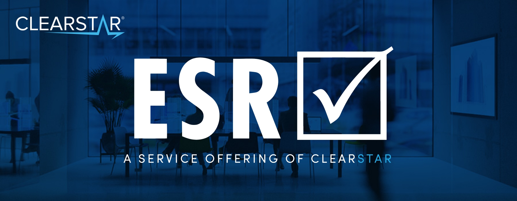 ESR Logo A Service Offering of ClearStar